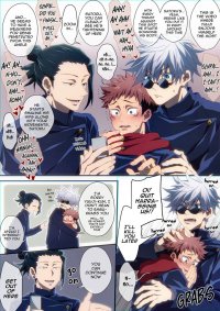 Jujutsu Kaisen dj Gojo Satoru x Itadori Yuuji BL Yaoi Uncensored Manga orchisasia.org