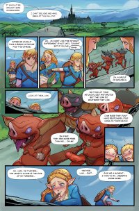 The Legend of Zelda Breath of Bokoblin Cock Porn comic Rule 34 comic Cartoon porn comic