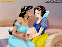 A Lesbian Kiss comic porn