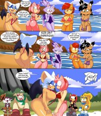 Sonic Girls Breast Expansion Porn comic Rule 34 comic Cartoon porn comic