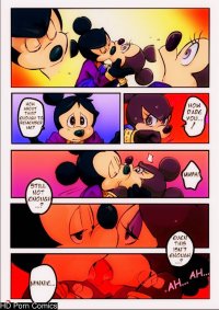Mickey and The Queen comic porn