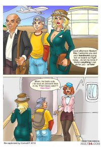 Mom Son on Plane porn comic