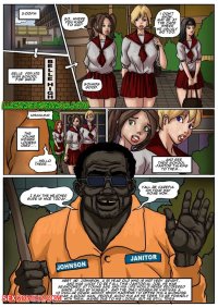 Porn comics Janitors Luck. Chapter 1. IllustratedInterracial. Erotic comic big black dick.
