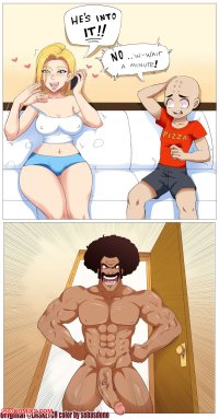 Porn comics Krilin into NTR. sebasdono LMsketch Erotic comic beauty invited a