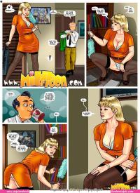 cartoon mom nude comic