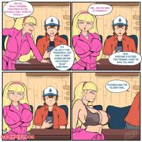 Porn comic A slow friday. Banjabu Sex comic busty blonde is