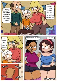 Lincolns Present Porn comic Rule 34 comic Cartoon porn comic
