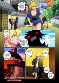 Comic porno The MOM of BORUTO. Super Melons. cmico de sexo la MILF morena