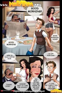 Porn comic MTCN. Chapter 1. MILFToon. Sex comic saw how his