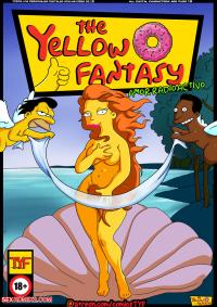 Porn comic The Simpsons. Radioactive Love. The Yellow Fantasy Sex comic strange things began