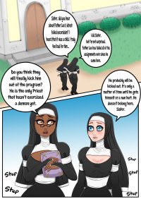 The Nun and Her Priest Porn comic Cartoon porn comics Rule 34 comic