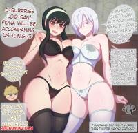 Porn comic Yor x Fiona x Loid. Hornygraphite Sex comic sexy girls were