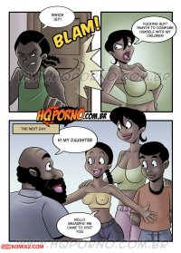 Porn comic Familia Black. Parte 3. Animando o vovo. HQporno Erotic comic grandpa. The granddaughter