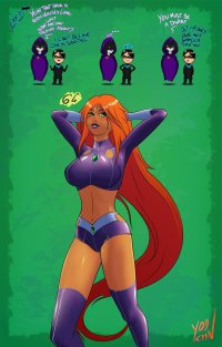 Raven x Starfire Ongoing comic porn