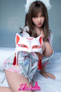 161cm Japanese Anime Fairy Fox Cosplay Real Sex DollFree 2nd Head