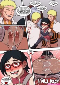 sarada sasuke porn comic strip