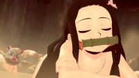 Nezuko getting fucked in the ass at demon slayer hotspr
