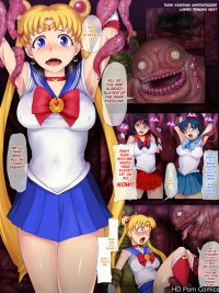 Sailor Scouts Tentacle Gang Banged 1 comic porn