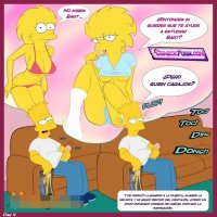 Ver Comic Simpsons Hentai Bart y Lisa Follando