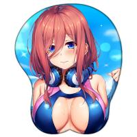 Anime Boobs Mat Go-toubun No Hanayome Nakano Miku Sexy Big Breast 3D M