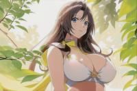 Sexy boobs anime girl by musicbees on DeviantArt