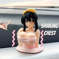 Shaking Boobs Sexy Home Desk Car Ornaments Cute Anime Dolls