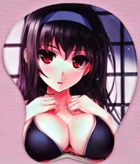 Utaha Kasumigaoka 3D Anime Boobs Mouse Pad Saenai Heroine no Sodatekata 2.8CM Height 3D Breast Oppai Mouse Pads