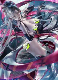 Demon Slayer Daki Big Boobs Anime Sexy Nude Lady Canvas Print HD Painting Poster Living Room Bedroom Handing Picture 60x90cm
