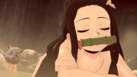 Nezuko getting fucked in the ass at demon slayer hotspr