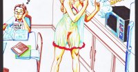 Incest comic mother and son