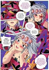 Porn comic Kimetsu no Yaiba Red Light District. MeowWithme Sex comic incomprehensible is happening