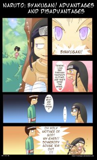 frzdragon hyuuga neji rock lee tenten naruto naruto naruto series 1girl 2boys black hair comic english text forehead protector multiple boys purple eyes
