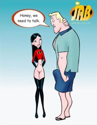Hot famous toons from Batman and the Incredibles