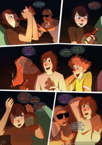 Porn comic Beyond The Hotel. Hotel Transylvania. Erotic comic party of friends