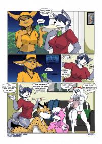 Team Lesbians comic porn