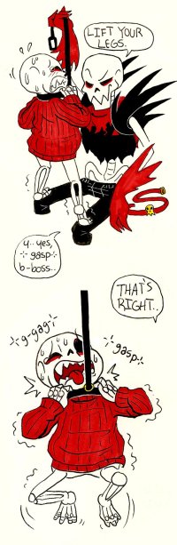 Underfell fontcest Sans x Papyrus comic