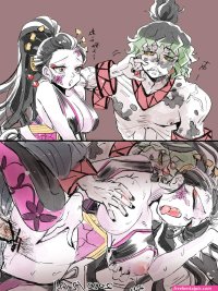 demon slayer daki x gyutaro hentai