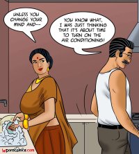Porn comic Velamma. Chapter 113. Hot And Bothered. Velamma. Sex comic a hot day