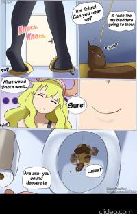 Giantess vore toilet scat