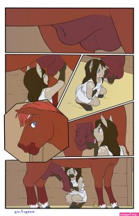 Feral couples:stallion
