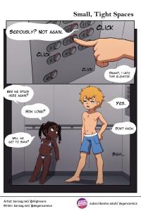 Small Tight Spaces Porn comic Cartoon porn comics Rule 34 comic