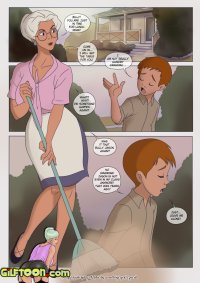 Lunch Time GILFToon Porn Comic