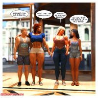 Porn comic Lexi and Lee. Holiday. Robolord. Sex comic pumped up girls