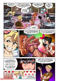 Porn comic Hot Shit High. Part 2. Color. Erotibot. Sex comic the events of