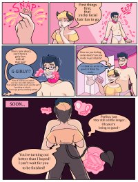 SelkiePrince on X: A Dolls Fate Pages 3-4 Sissy femdom sissification feminization bondage