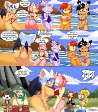 Sonic Girls Breast Expansion porn comic