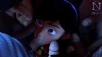 Violet gives Gang Blowjob Incredibles Porn Rare