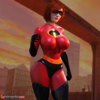 Porn comic Elastigirl. The Incredibles. NordFantasy. Sex comic selection of 3D