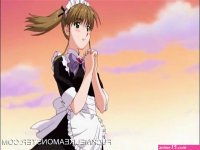 Masturbating Anime Maid In Fantasy