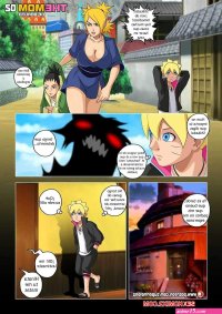Comic porno The MOM of BORUTO. Super Melons. cmico de sexo la MILF morena